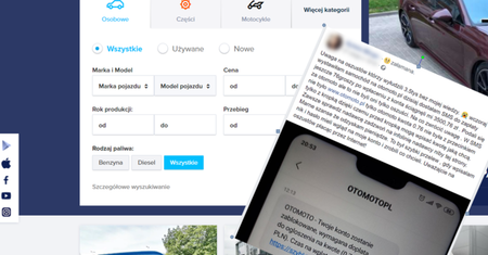 Otomoto i blokada konta. Nowa metoda oszustów