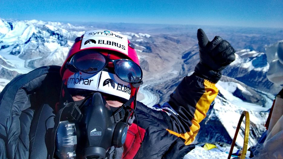 Miłka Raulin na szczycie Mount Everestu