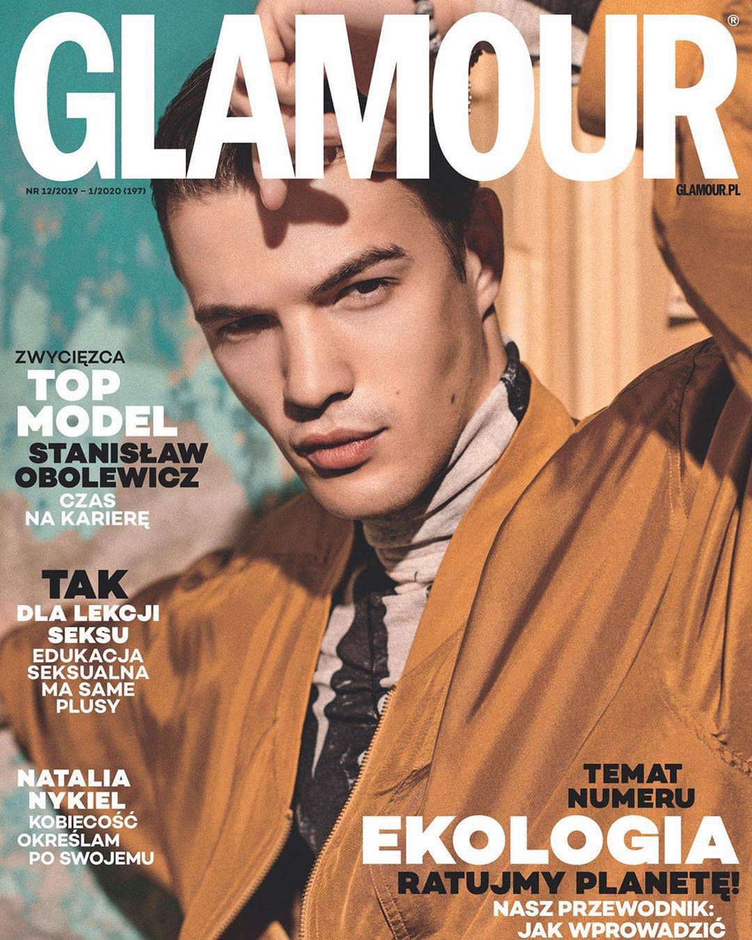 Stanisław Obolewicz – okładka Glamour