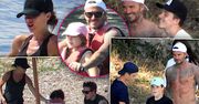 Beckhamowie przyłapani na wakacjach: Victoria na sportowo i David w roli troskliwego tatusia. Paparazzi zrobili genialne zdjęcia z ukrycia!