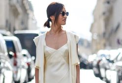 STREET STYLE: Seksowna sukienka slip dress