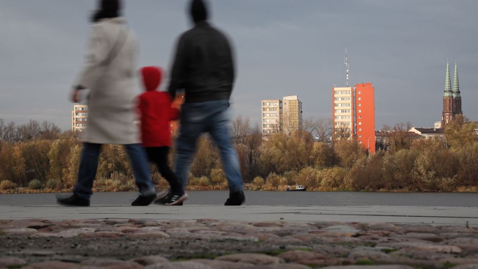 Smog w Warszawie w piątek, 10 stycznia 2020 r.