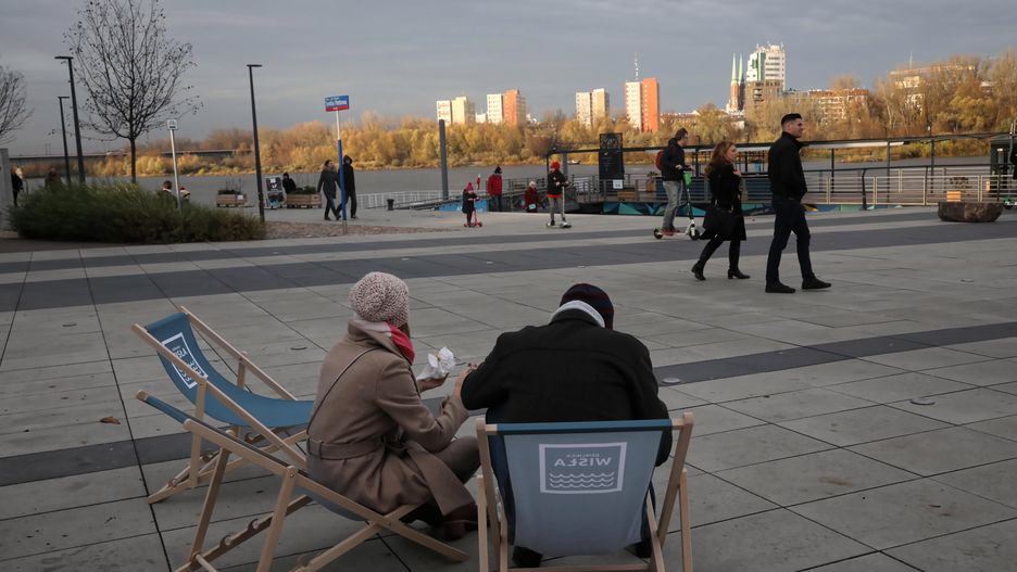 Smog w Warszawie w środę 8 stycznia 2020 r.