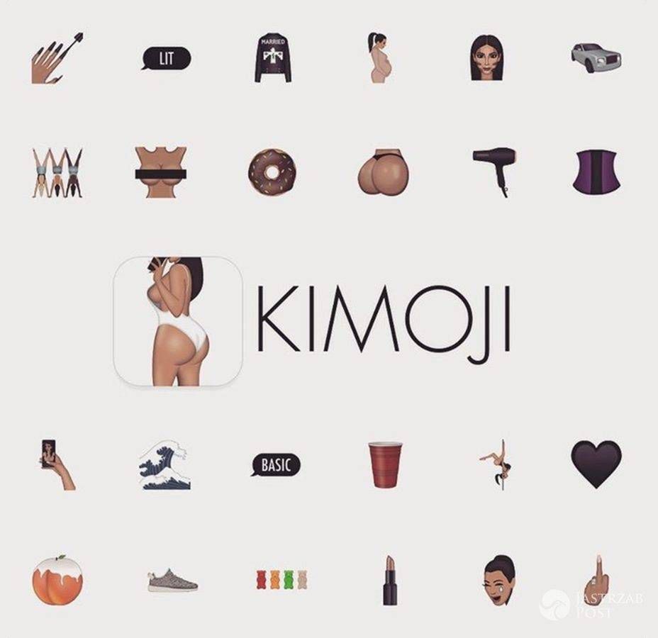 Kimoji, aplikacja z emotikonkami Kim Kardashian