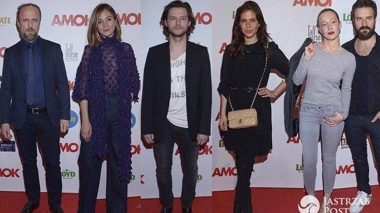 Gwiazdy na premierze filmu Amok