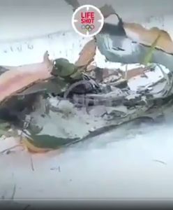 Katastrofa rosyjskiego samolotu pod Moskwą. Są pierwsze filmy