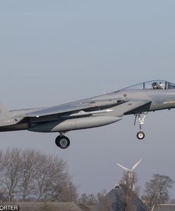 Wielkopolska. Awaryjne lądowanie F-15 w Powidzu