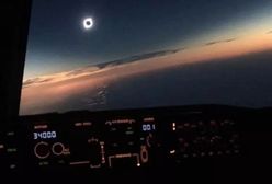 Zaćmienie Słońca. Niezwykłe zdjęcie pilota samolotu