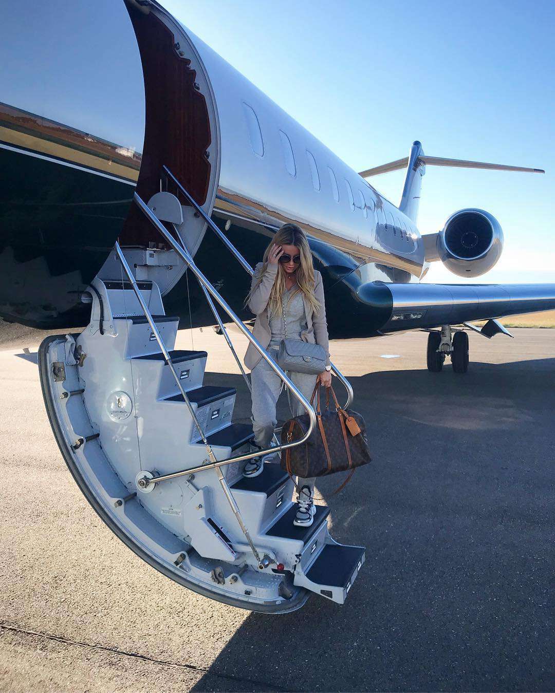 Małgorzata Rozenek i prywatny samolot