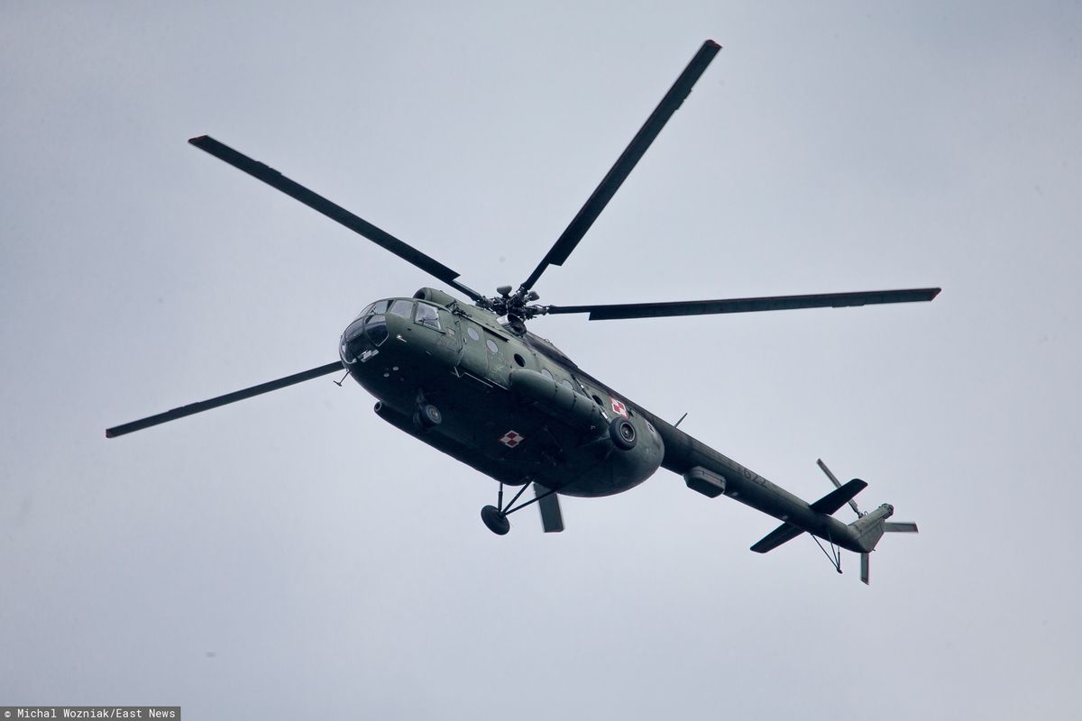Łódzkie. Wypadek wojskowego Mi-17 koło Łęczycy