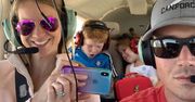 Samolot szczęśliwie wylądował. Pilot uratował żonę i dwójkę dzieci. Bohater nagrał wideo