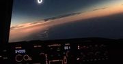 Zaćmienie Słońca. Niezwykłe zdjęcie pilota samolotu