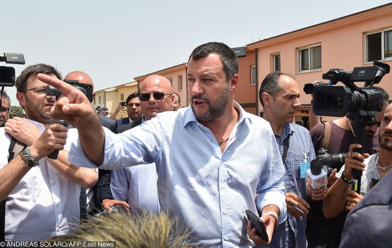 Matteo Salvini wicepremier Włoch.
