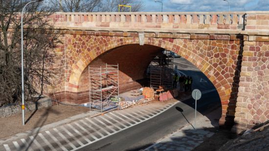 Wyremontowany wiadukt Mostu Poniatowskiego