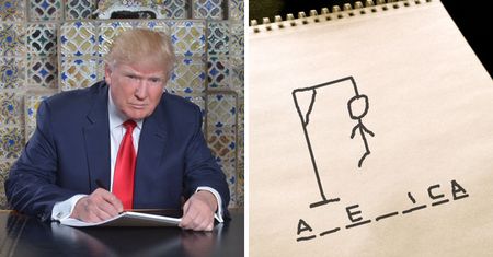 Trump pokazał, jak pisze przemowę. Ludzie zwariowali