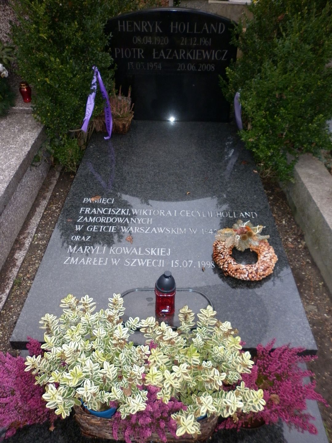 Grób Henryka Hollanda na Wojskowych Powązkach 