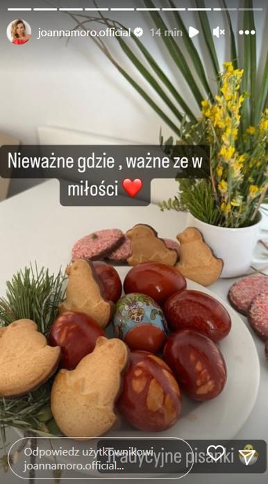 Wielkanoc 2023. Joanna Moro pokazała stół