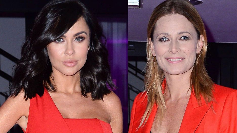 Natalia Siwiec i Odeta Moro w czerwieni