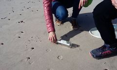 Niezwykłe znalezisko na plaży w Rowach