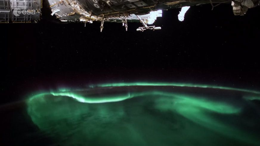Tak wygląda zorza polarna z kosmosu. Niesamowite nagranie z Międzynarodowej Stacji Kosmicznej