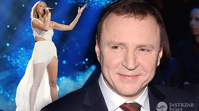 Jacek Kurski na zdjęciu z Kasią Moś