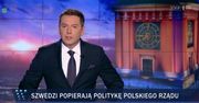 Szwedzka ambasada tłumaczy "Wiadomościom" TVP czym jest sondaż