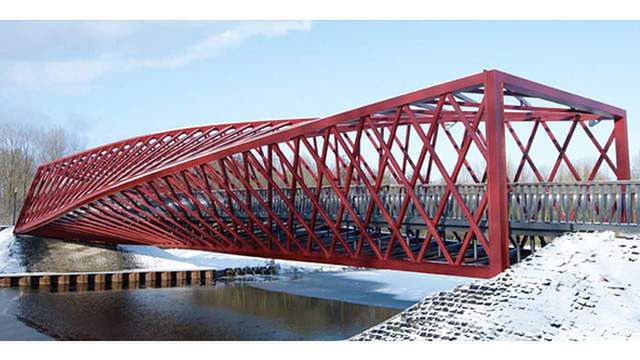Holandia: nieźle zakręcony most