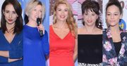 Joanna Brodzik postawiła na koral, Aleksandra Popławska na indygo, a Monika Mariotti na czerń i biel [zdjęcia]