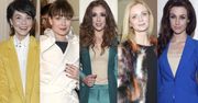 Klaudia Halejcio i Julia Kamińska w seksownych garniturach, a Olga Borys w kolorowym futerku