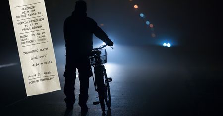Rowerzysta dmuchnął w alkomat. Zabrakło skali pomiarowej