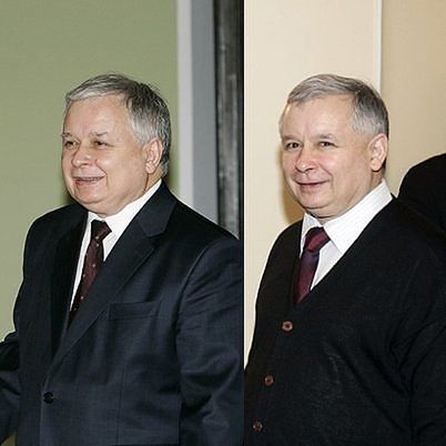 Nowa gra - czy umiesz rozróżnić braci Kaczyńskich?