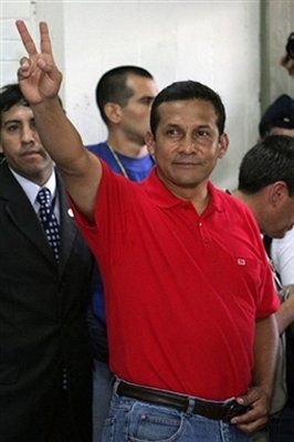 Lewicowy nacjonalista Humala prowadzi w wyborach prezydenckich w Peru