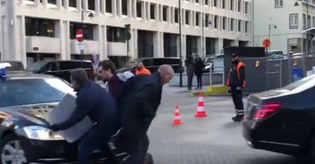 Incydent podczas przyjazdu May. Interweniowała ochrona