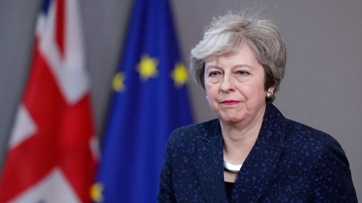 Theresa May po spotkaniu nie miała najlepszego humoru