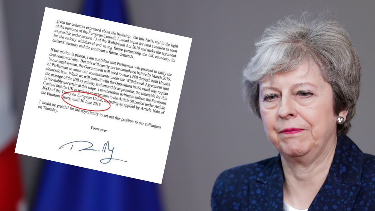 Treść listu Theresy May nie pozostawia wątpliwości, że wobec Donalda Tuska występuje w roli petenta.