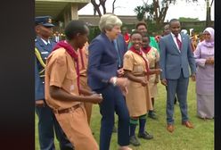 Theresa May tańczy ze skautami z Nairobi. To najlepsze, co dziś zobaczycie