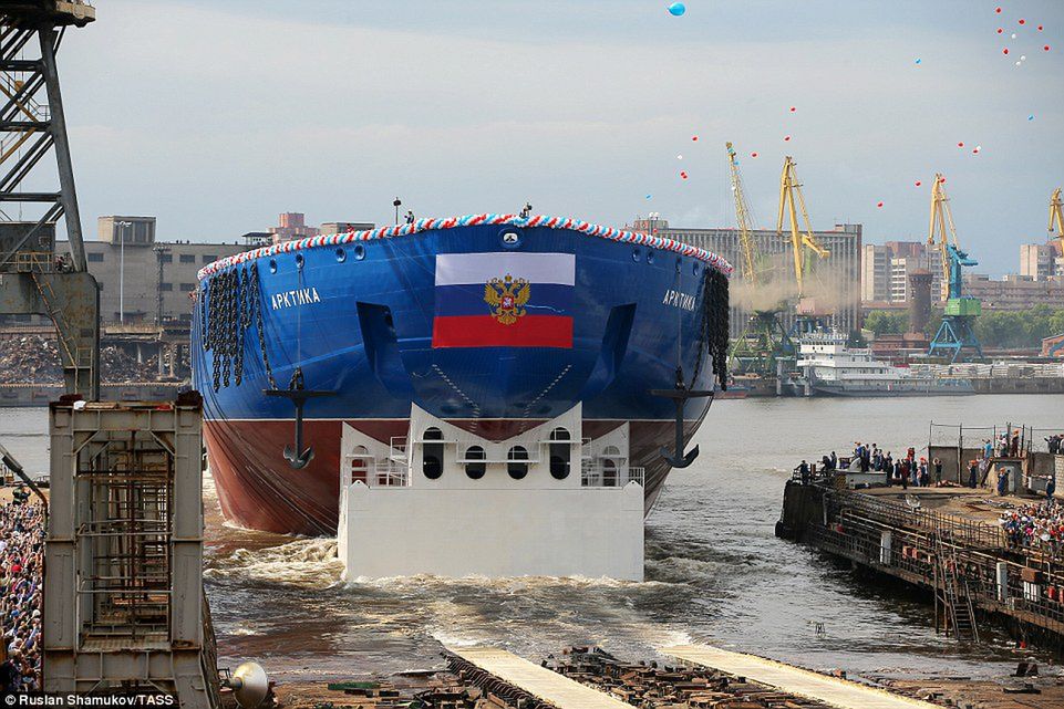 Największy taki statek na świecie. Atomowy potwór Rosjan