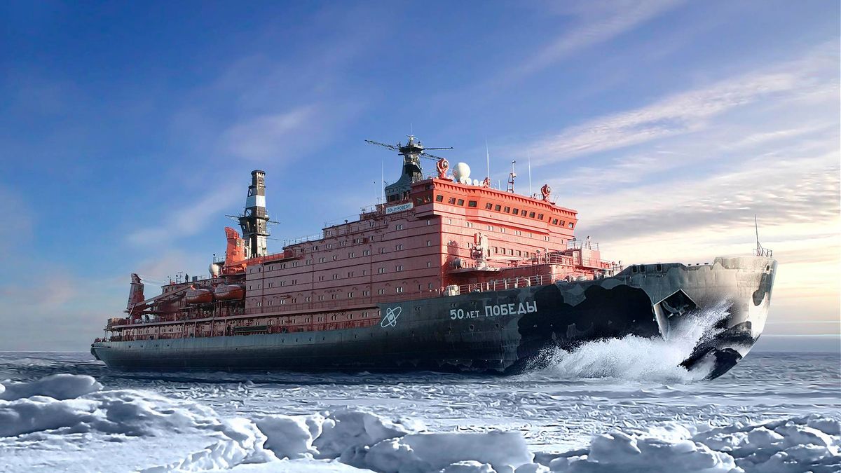 Okręt jest ulepszoną wersją lodołamacza klasy Arktika