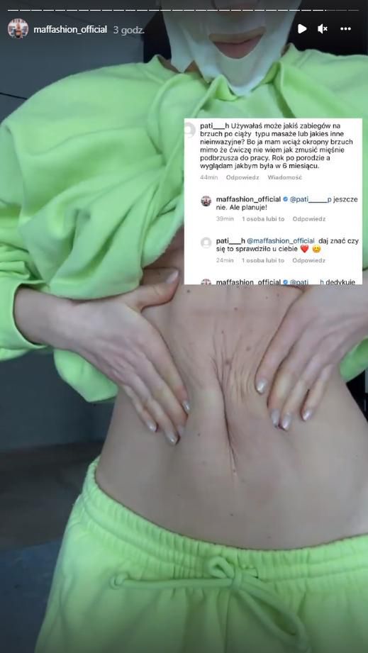 Maffashion pokazała swój brzuch
