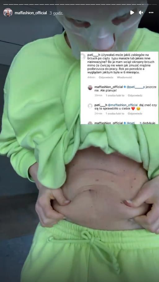 Maffashion pokazała swój brzuch