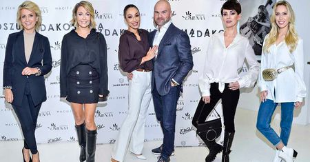 Gwiazdy promują akcję "Każda koszula pomaga": Dorota Gardias, Małgorzata Rozenek, Omenaa Mensah