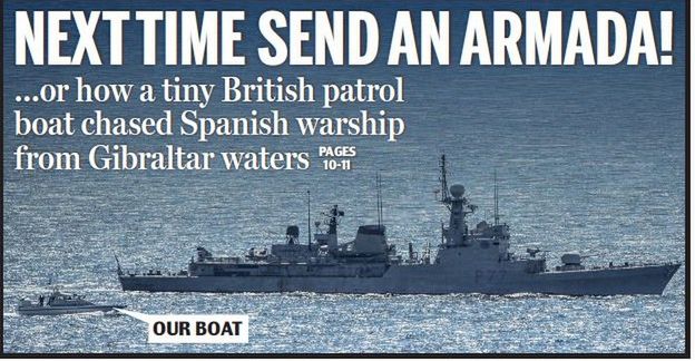 Fragment okładki Daily Mail 