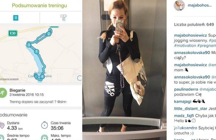 Maja Bohosiewicz biega w ciąży