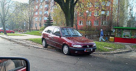 Chamstwo na kółkach