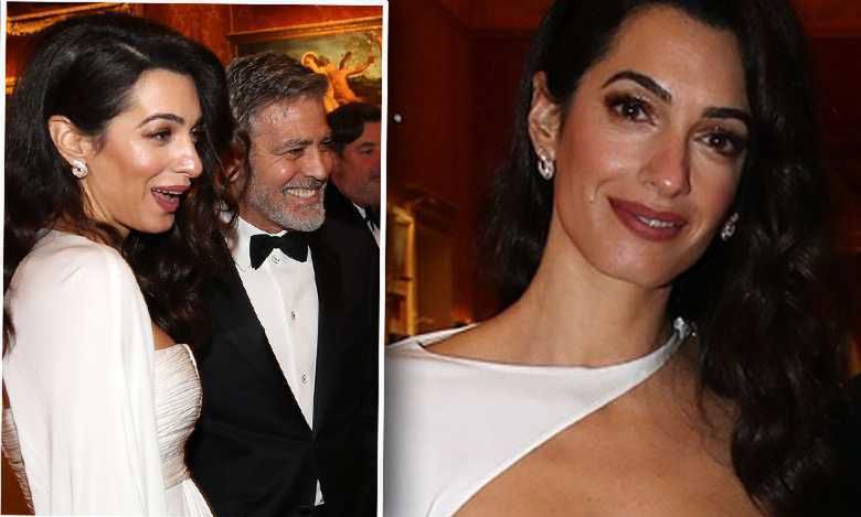 Amal Clooney na balu w pałacu Buckingham! Nawet książę Karol nie mógł oderwać od niej wzroku!