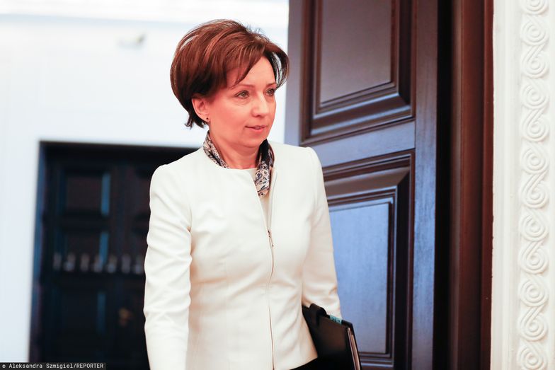 Marlena Maląg, minister rodziny, pracy i polityki społecznej. 