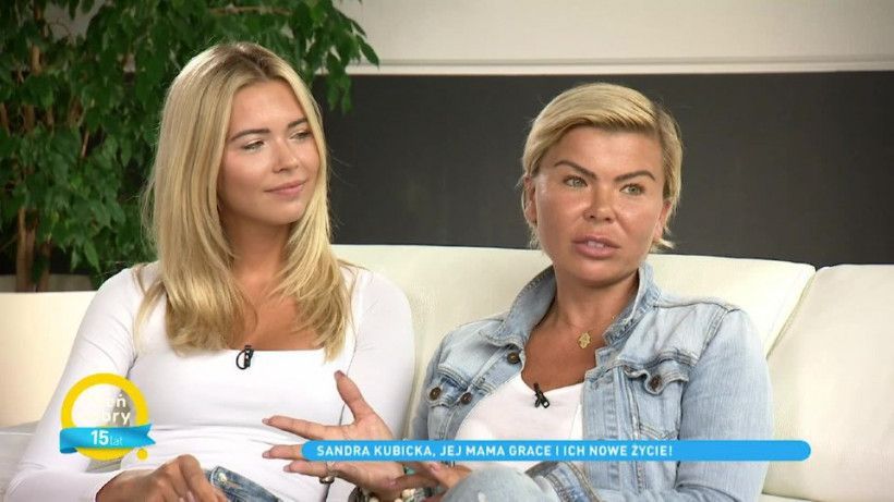 Sandra Kubicka z mamą