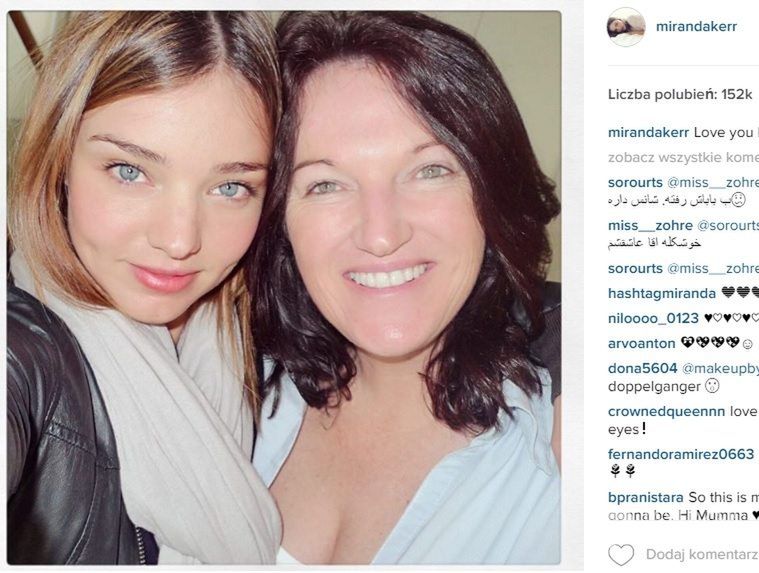 Miranda Kerr z mamą