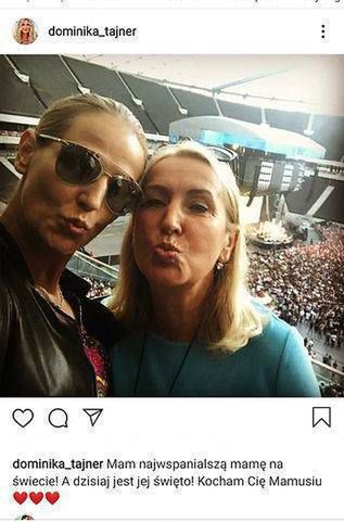 Dominika Tajner z mamą
