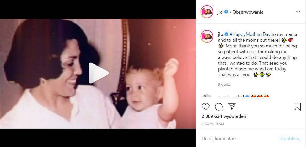 Jennifer Lopez z mamą
